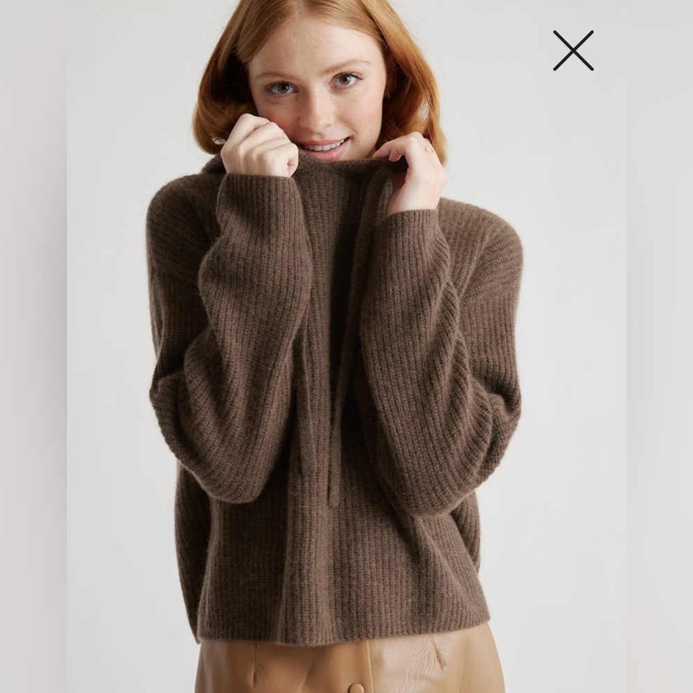 Quince Mongolian Cashmere Fisherman Pullover
Hoodie